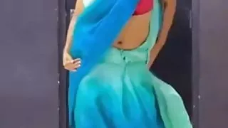 Hot Aunty milf curvy figure ass shake hot dance