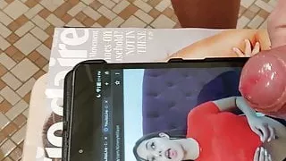 CUM watching curvy camgirl Kimmy