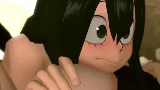 Katsuki Bakugou Fucks Tsuyu Asui