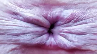 Asshole extreme closeup