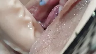 Fucking My Pussy Close-Up