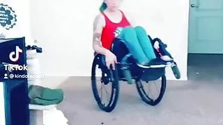 Para girl doing tricks