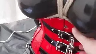 kigurumi with big tits in latex