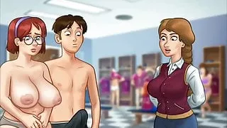 Part 2 School in first day #summer time saga