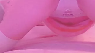 Teen In Wet Panties With Little TITS loves Masturbating her small Pussy FR