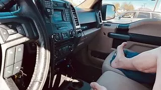 Naked at Restaurant Parking Lot