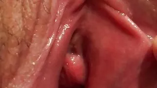 Close up of Ivanas wet pussy