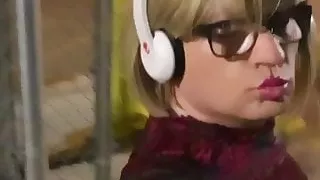 Naughty RISKY PUBLIC Exposure around truckers BIG RIGS  cd