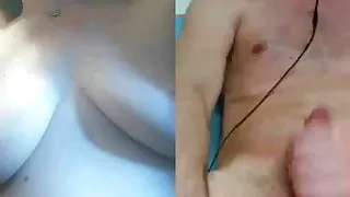 Cumshot on Webcam