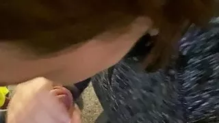 Quick blowjob from ex