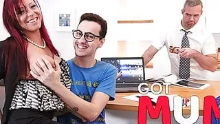 Got Step Mum - Family Threesome with Horny & Busty Stepmom