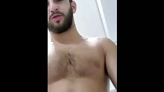 Exhibitionist hairy alpha hunk on speedos - Cocky stud