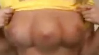 AJ Lee shows her third boob, hot tits! Sexy fuck!