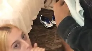 At the party with black guys