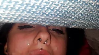 ex bitch begs for facial cum