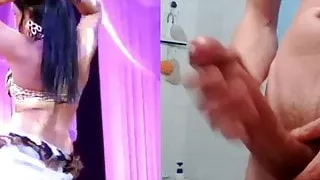 Bellydancer in jeans babecock #1