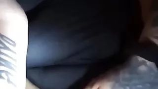 Girl rubbing her pussy