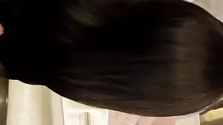 Cum in asian hair