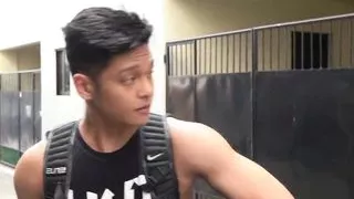 Asian dude is being secretly filmed while playing with cock