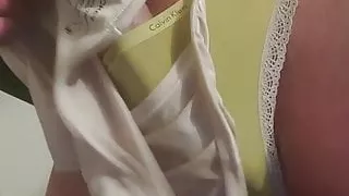 Playing with my new pantie