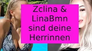 LinaBMN und ZClina sind deine Herrinen Femdom JOI CBT POV