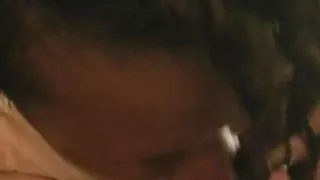 Neighbor Milf sucks younger white cock