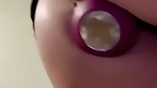 Hot Sissy Ass Pussy close-up Apt Breezeway, Removes Buttplug