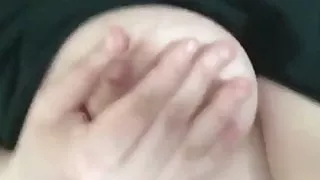 Bbwbootyful playing with my big boobs squeezing nipples