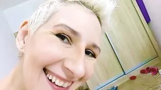 Pegging, bi gaping and self cum eating - Real kinky Couple!