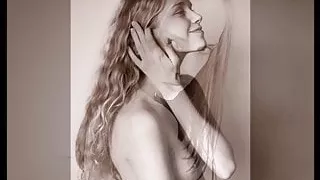 Secretly Aroused in Retro Monochrome 3215