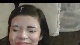 Big amateur facial