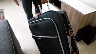 Petite Asian babe blows guy after getting fucked