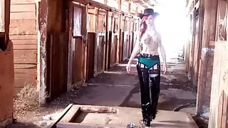 Big Titty Shanda Fay Gets Her Wet Cunt Drilled In A Barn!