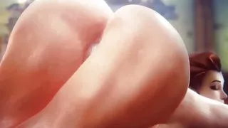 Overwatch Brigitte Anal Creampie (Animation WSound)