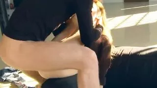 Short hard fuck to music