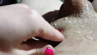 Sperma beim Reiten meines Vibrators