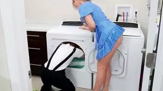 Blonde Cougar Mom Fucks Step Son