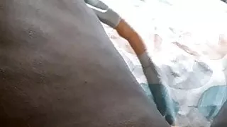 BBW Trini masturbates