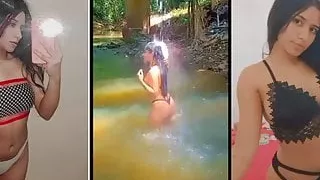 Maria Eduarda Rabetao Mostrando Como Se Tornou Piranha