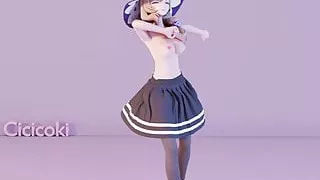3D Anime Dance Video Game genshen