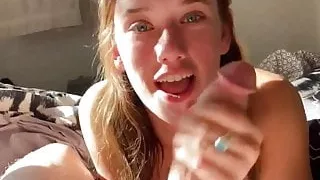 HOT girl Deepthroating Big Dick