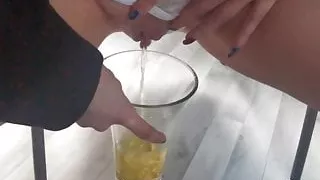 piss in glass
