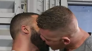 Rimmed ebony bear gets banged and cum sprayed