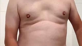 Fag Oren and his bathroom  wank