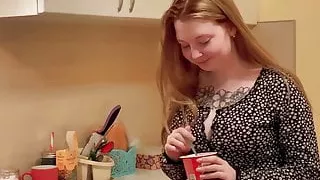 Home Sex In The Kitchen