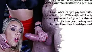 A penis-aficionado babe with huge breasts - Gabbie Carter