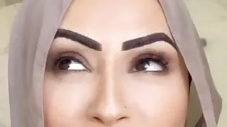 Lebanese barbie bimbo in a hijab