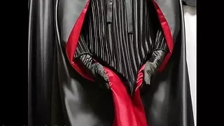 Crossdresser, Japan, Masturbation, Satin