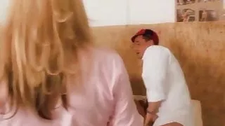 Busty babes in fourway get butt fucked