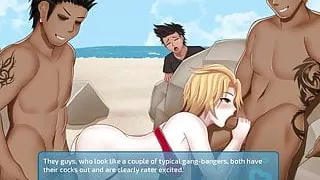 Love & Sex Second Base-Alexis Loves BBC and Beach Threesome